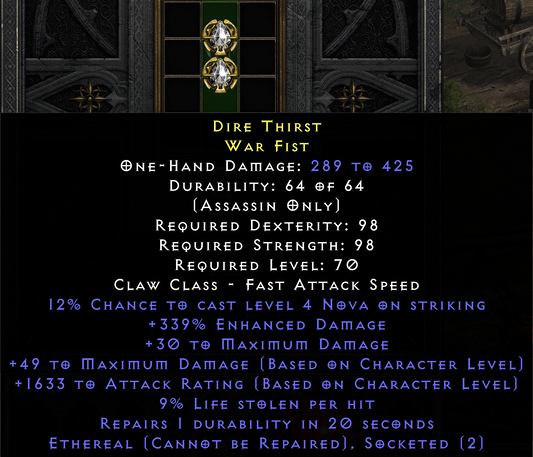 Dire Thirst - War Fist